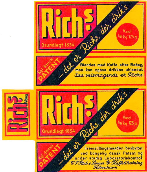 three old - time advertits for rick's hamburgers