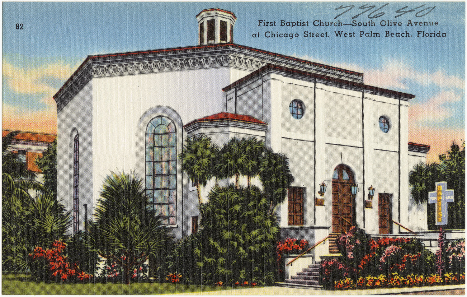 an old po of the palm beach baptist