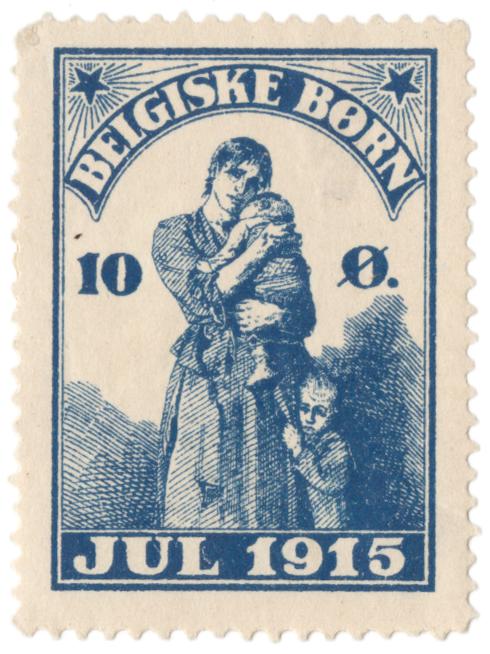 an old postage stamp with the image of a woman holding a baby