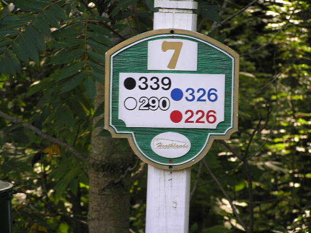 this sign points to the location of different numbers