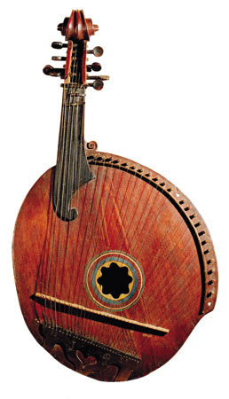 a close up of a violin with it's strings and strings attached to the back