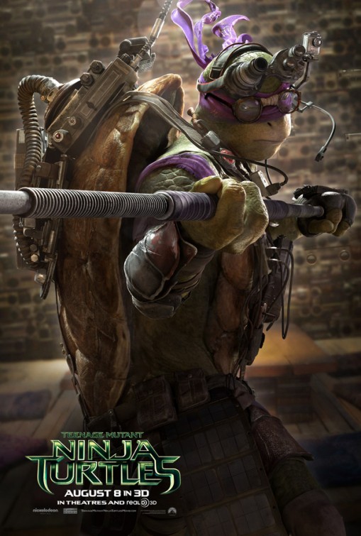 a teenage mutant turtles character is shown in the new poster