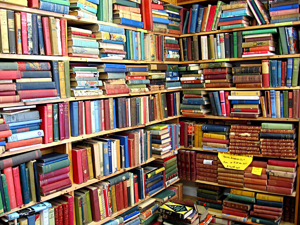 a book shop filled with lots of books