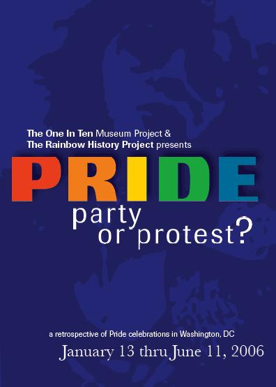 a poster for the pride party