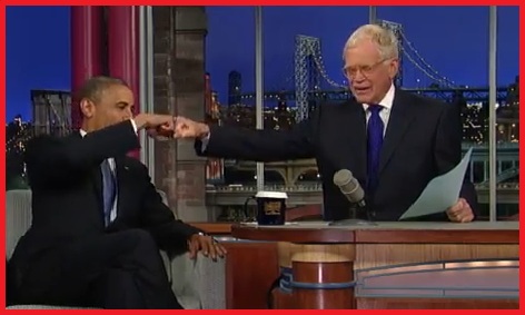an image of president barack and jimmy bush on a tv show
