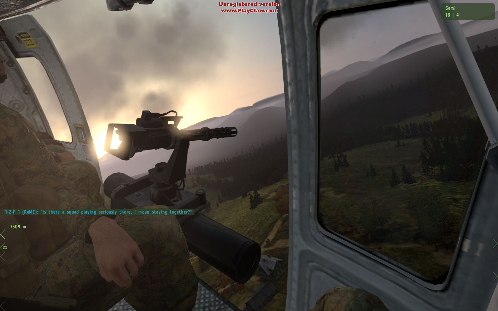 an animated video game image of the soldiers in a helicopter