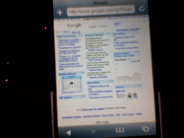 a closeup of the home screen on a cell phone