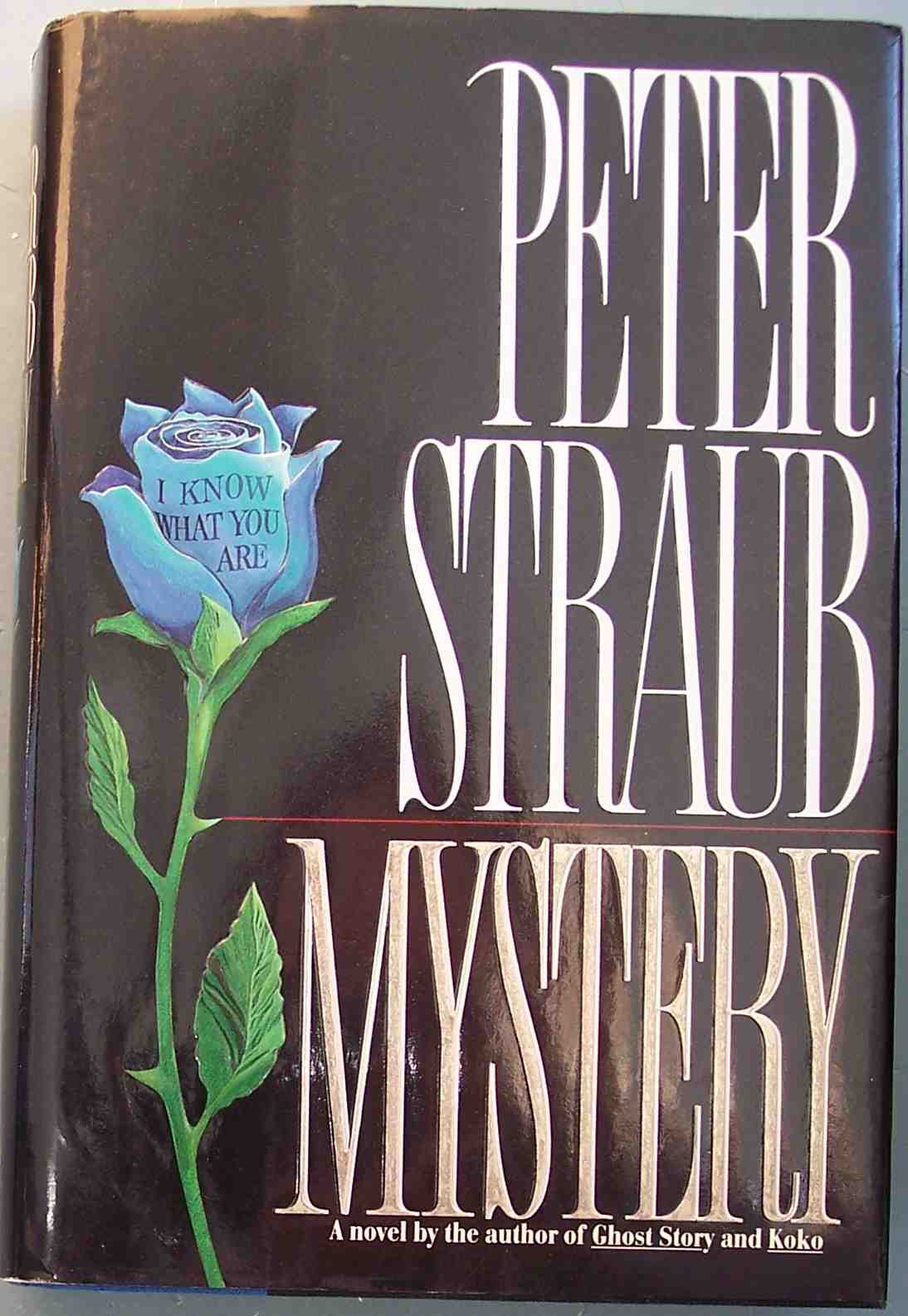 a paperback book about the story of peter staub, a mystery