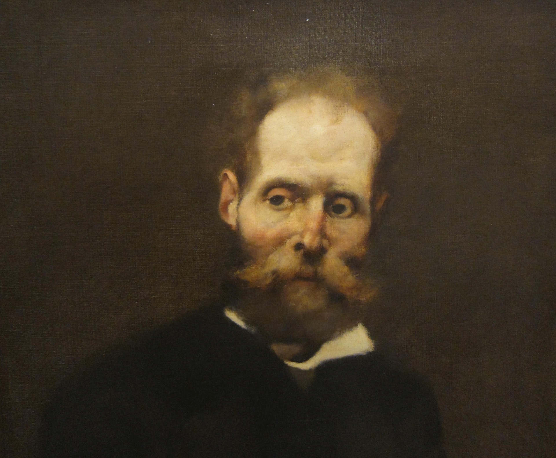 a painting of an older man with beard and suit on