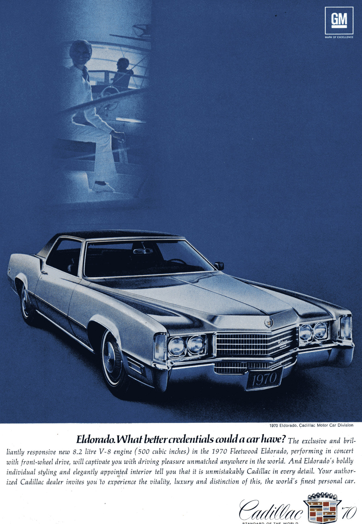 a advertit for the chevrolet elorara