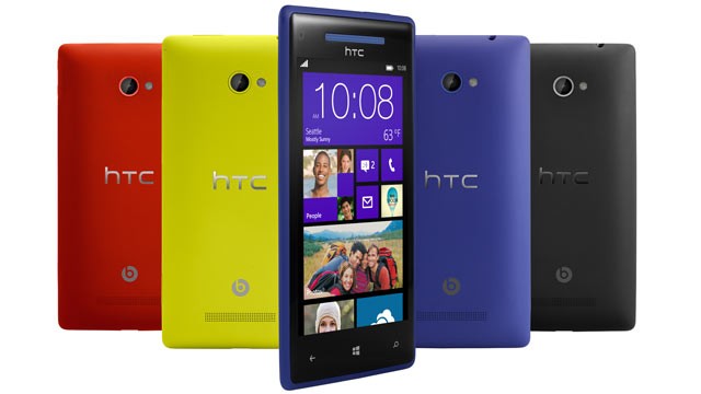 the four colors of the new htc smartphone