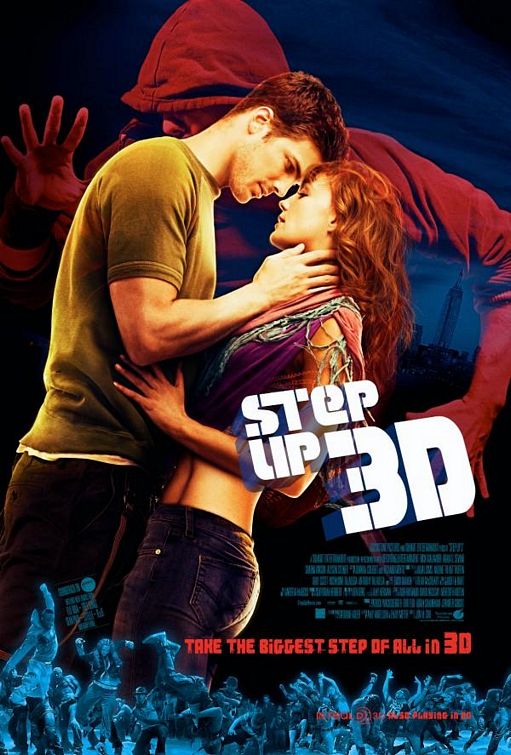 a couple standing together as the movie poster for step up 3d