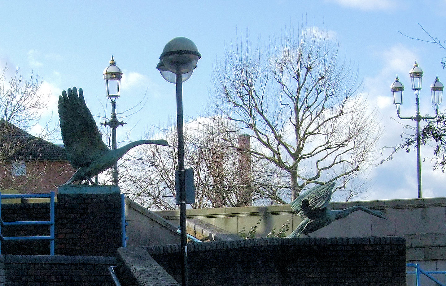 a man jumping on a ramp with a dog