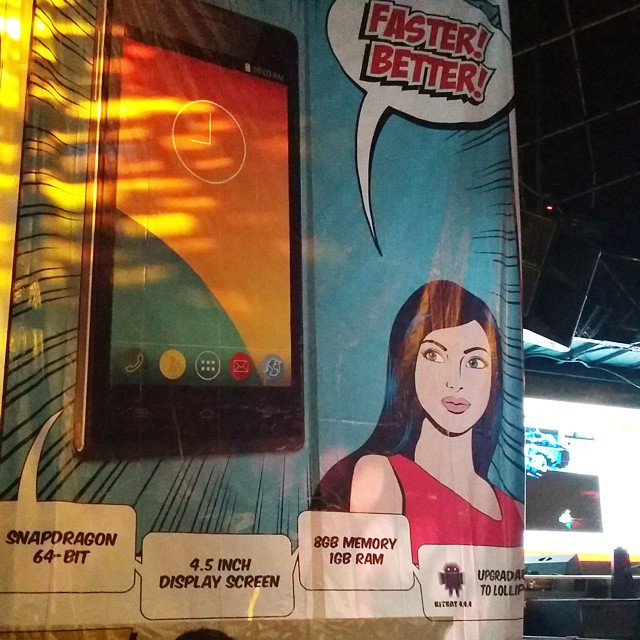 this advertit features an image of a woman with brown hair