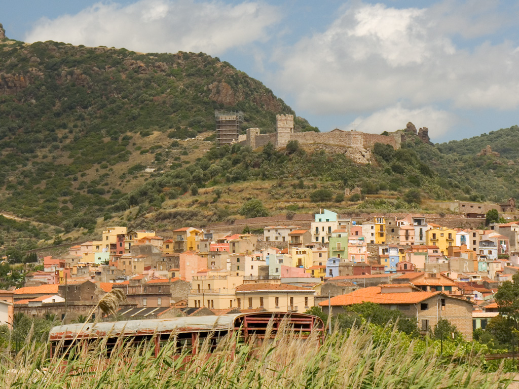 a village on the hills in a european country