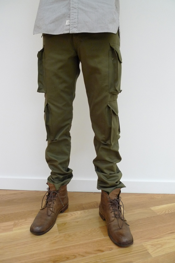a man wearing some kind of cargo pants