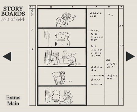 the story boards in each story are not