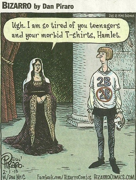 the cartoon, the woman who is wearing an old dress