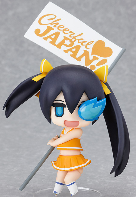 a figurine from the anime has been placed