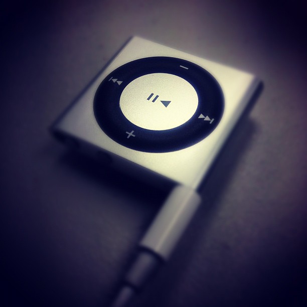 a close up s of an mp3 player