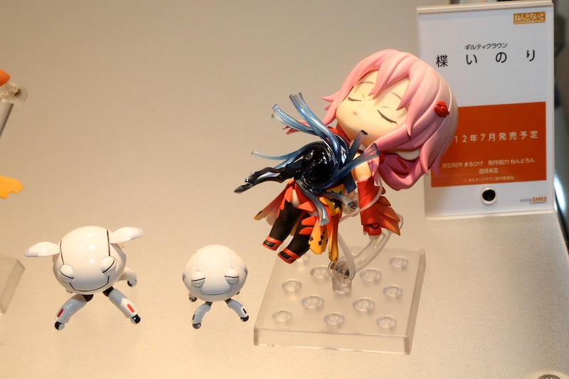 anime character model with some smaller plastic animals