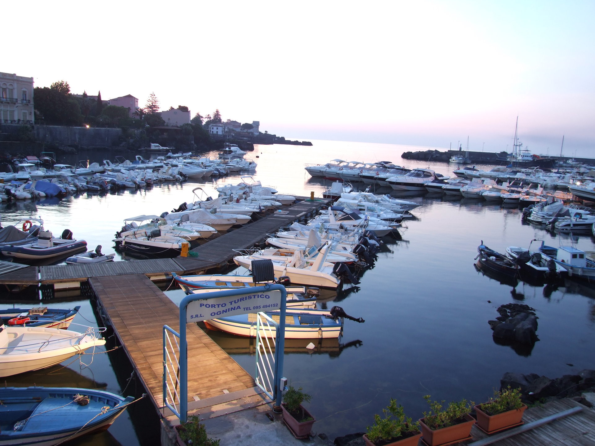 a body of water with many boats in it