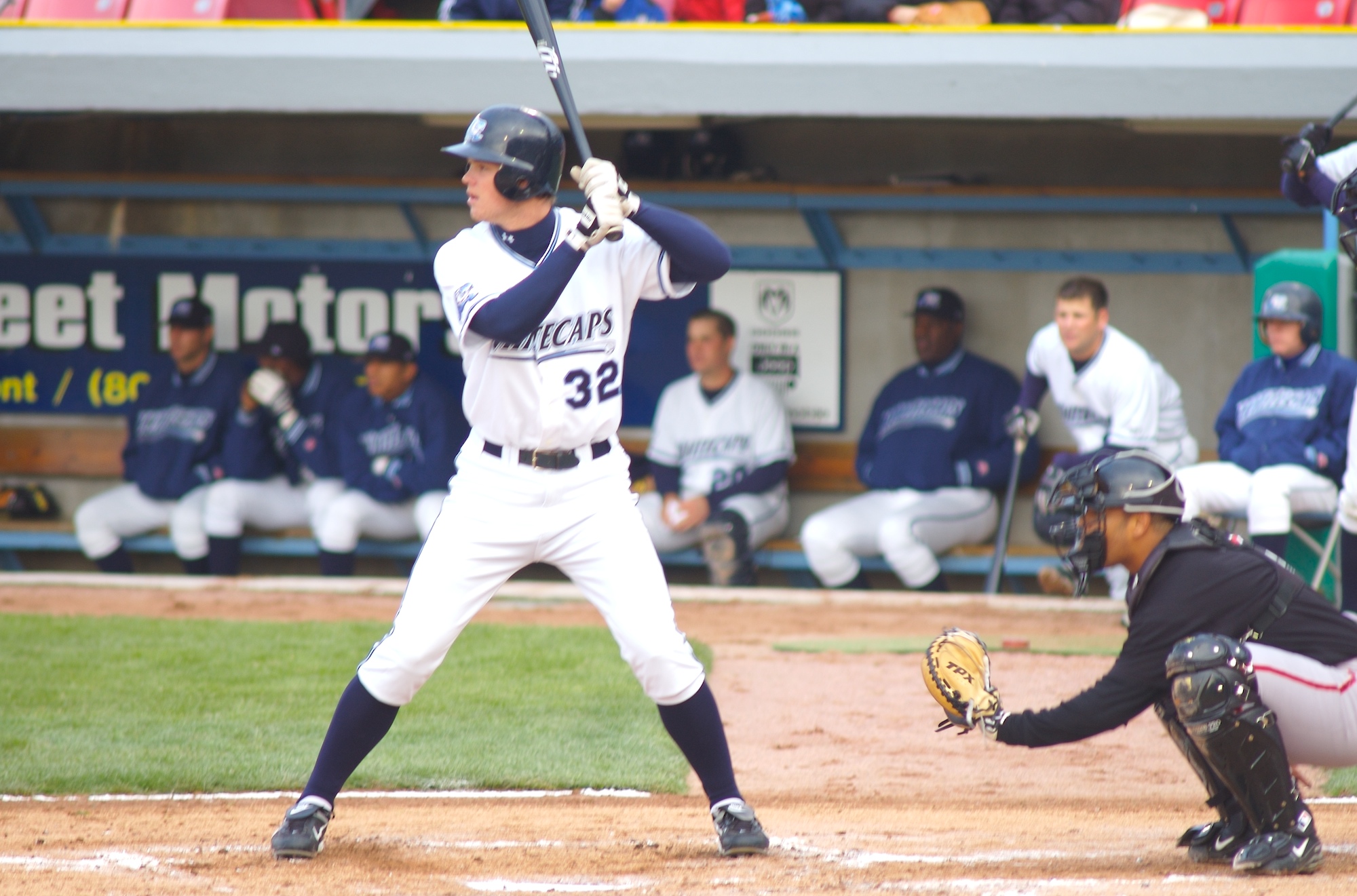 there are men in a baseball game that is going on