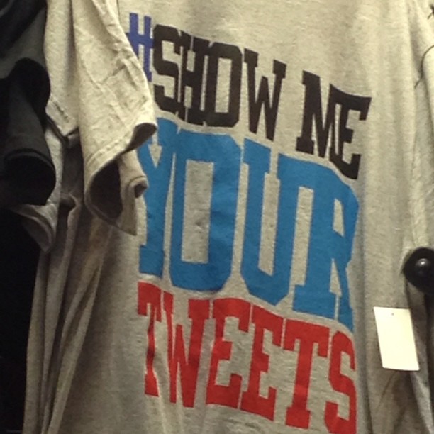 a tshirt that is displayed for people to see