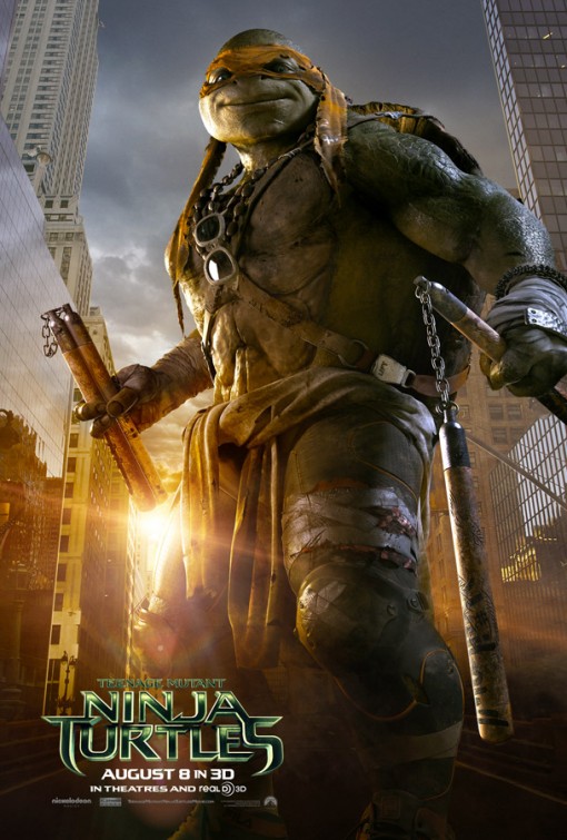 a poster for teenage mutant 2
