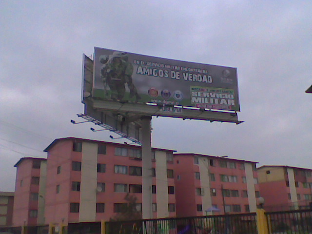 a large billboard is on a large building