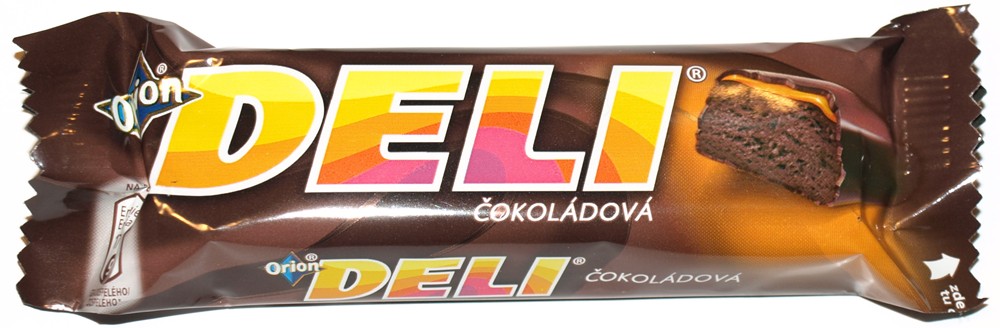 deli brownie is displayed on the wrapper