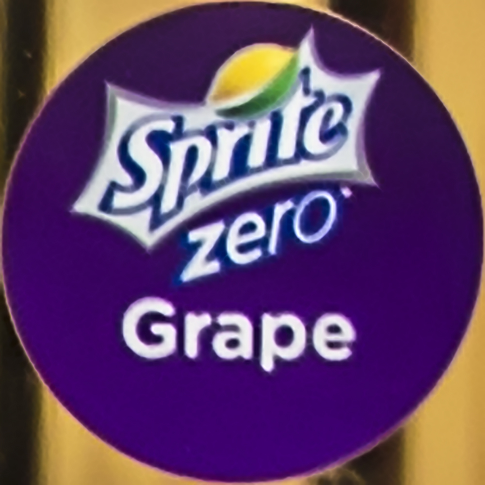 a round sign for sprite zero g