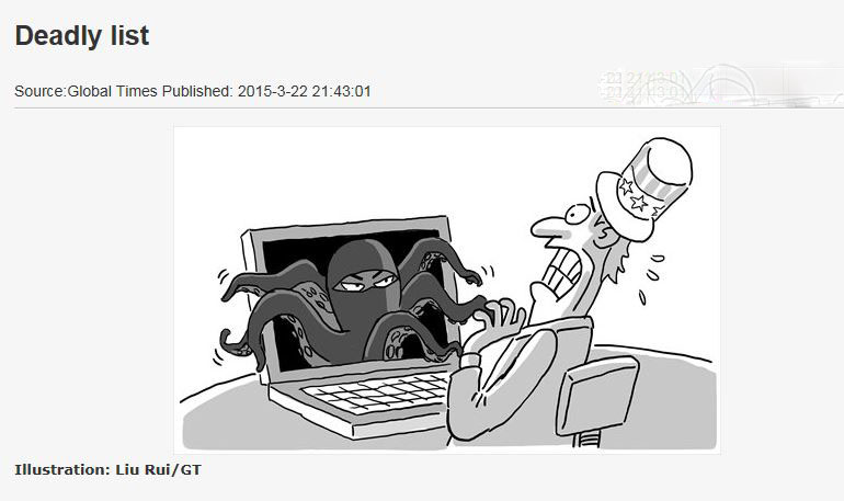 a cartoon of a person using a laptop