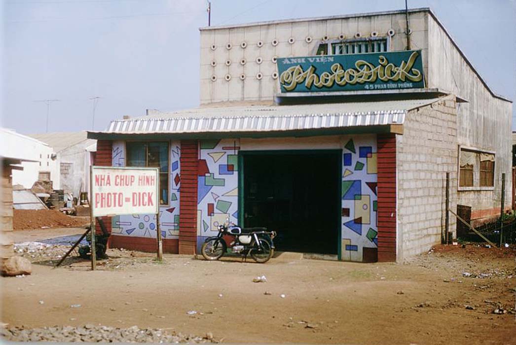 a motorcycle sitting outside of a store