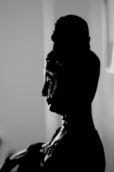 the image of a silhouette of a person's head