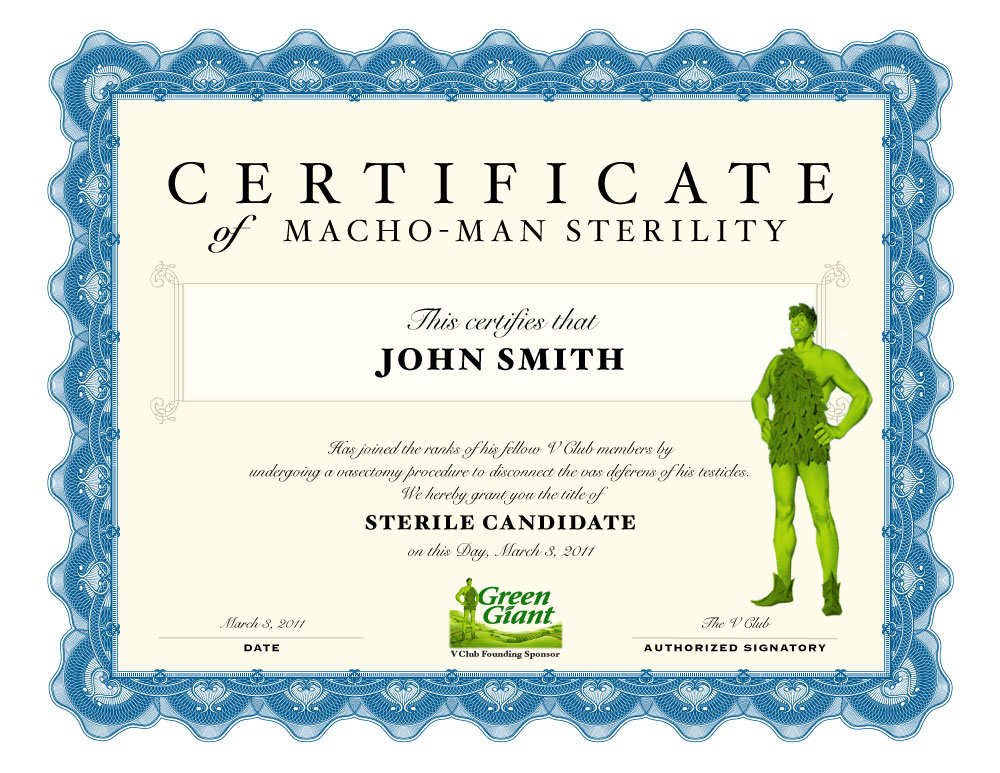 certificate for john smith on the top of a page