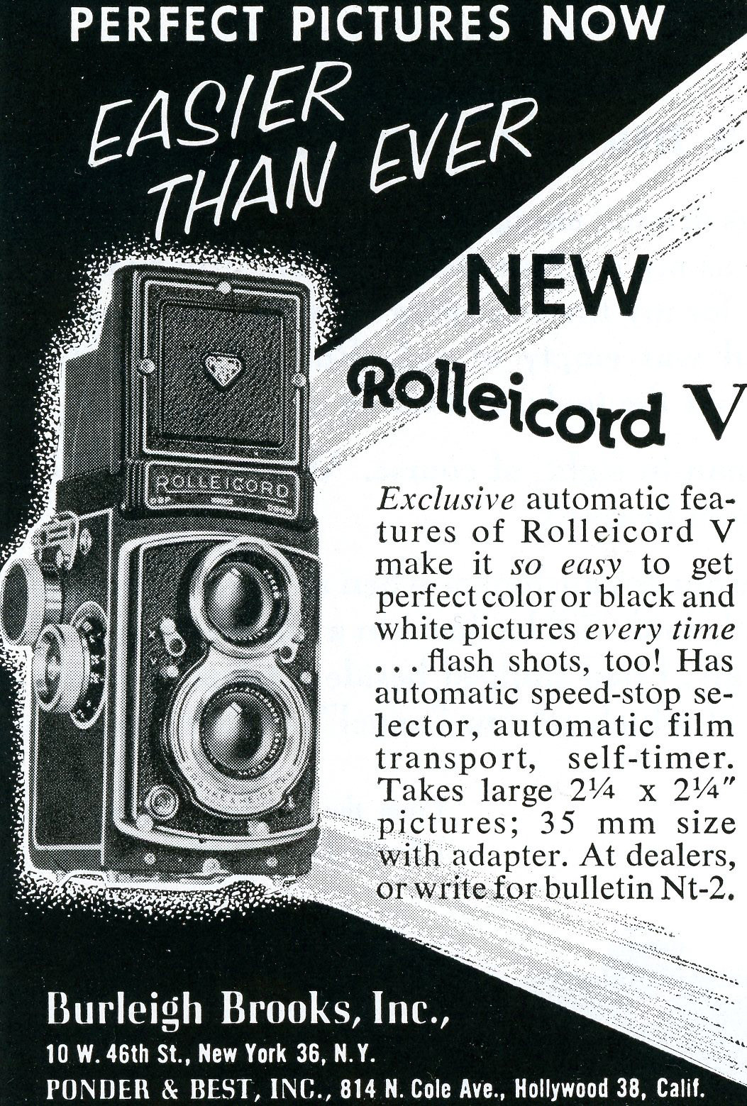 a newspaper advertit for the new roll record v