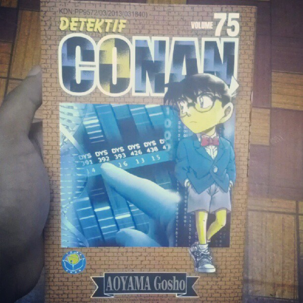 a magazine with a po of gon character