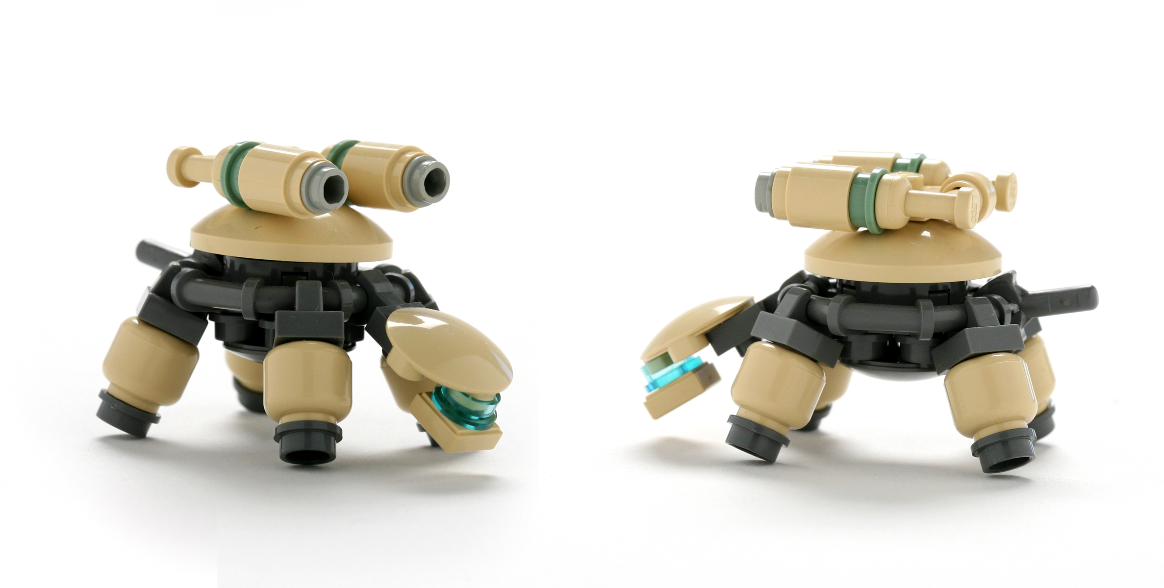 an image of two lego soldiers made with lego