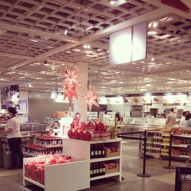 a store with various products on display inside