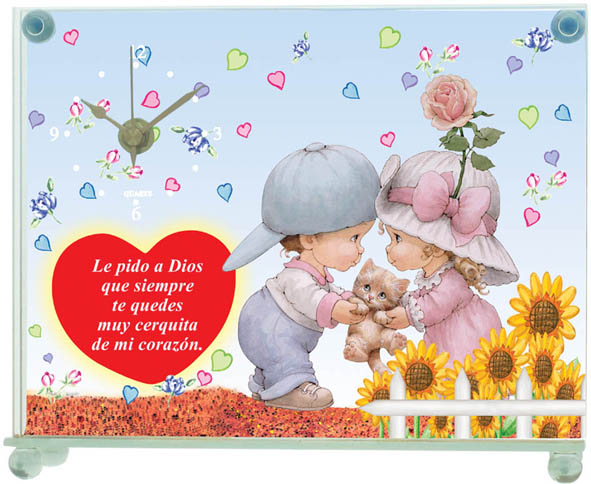 a happy birthday card with two girls and a teddy bear