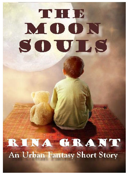 a boy sitting on a book cover with the moon behind him