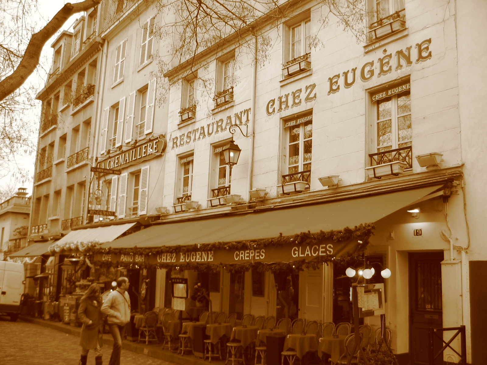 there is a vintage image of an old bakery