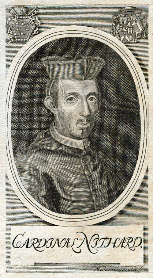 the portrait of an unknown duke on an antique european paper