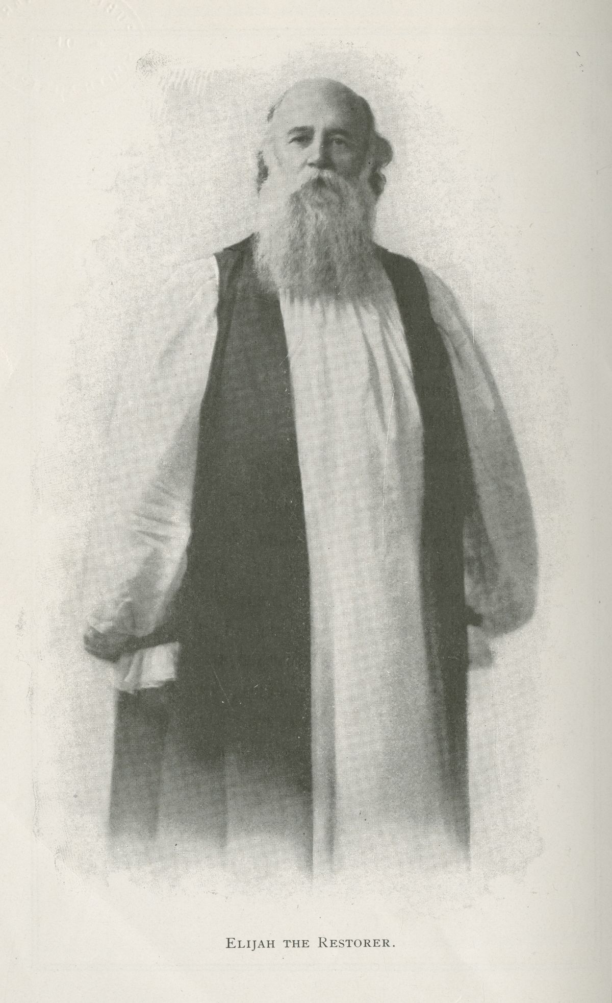 an old po of a man wearing a large robe