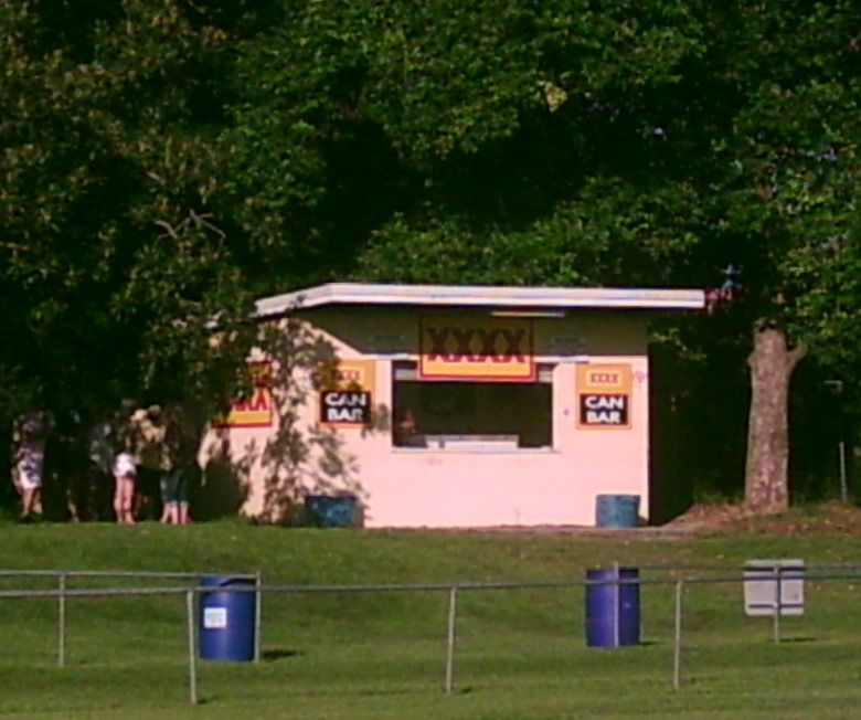 a small shelter for sale at the park