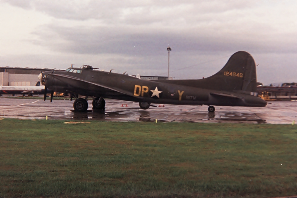 a plane sits on the ground ready to be flown