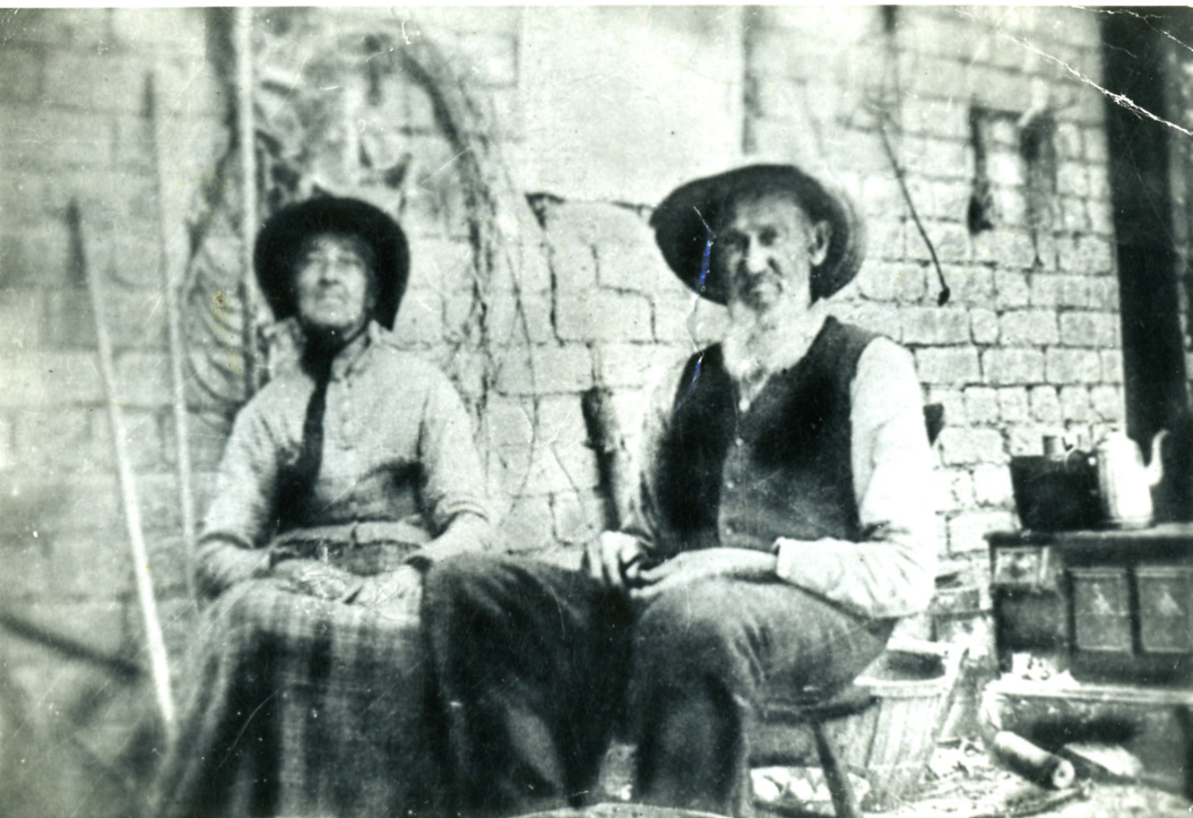 a vintage po of two men sitting side by side