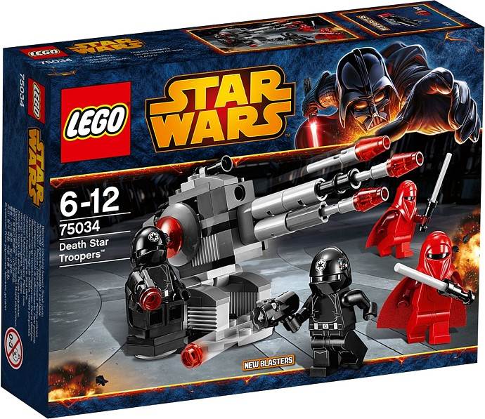 a lego star wars box with some legos