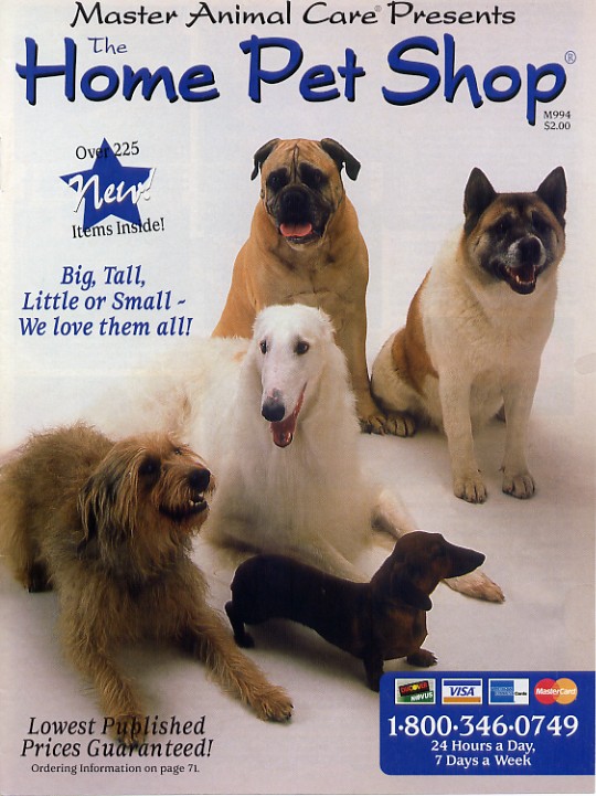 a magazine cover with a bunch of dogs